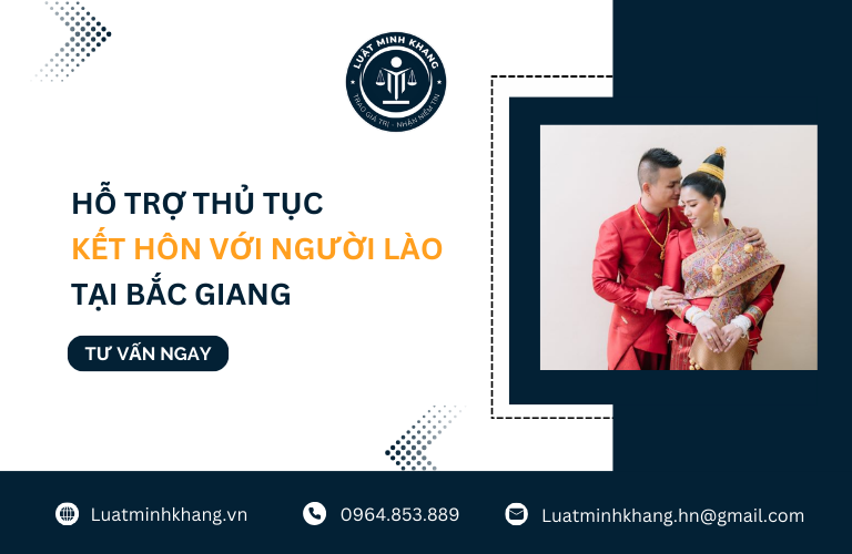 Hỗ trợ thủ tục kết hôn với người Lào tại Bắc Giang