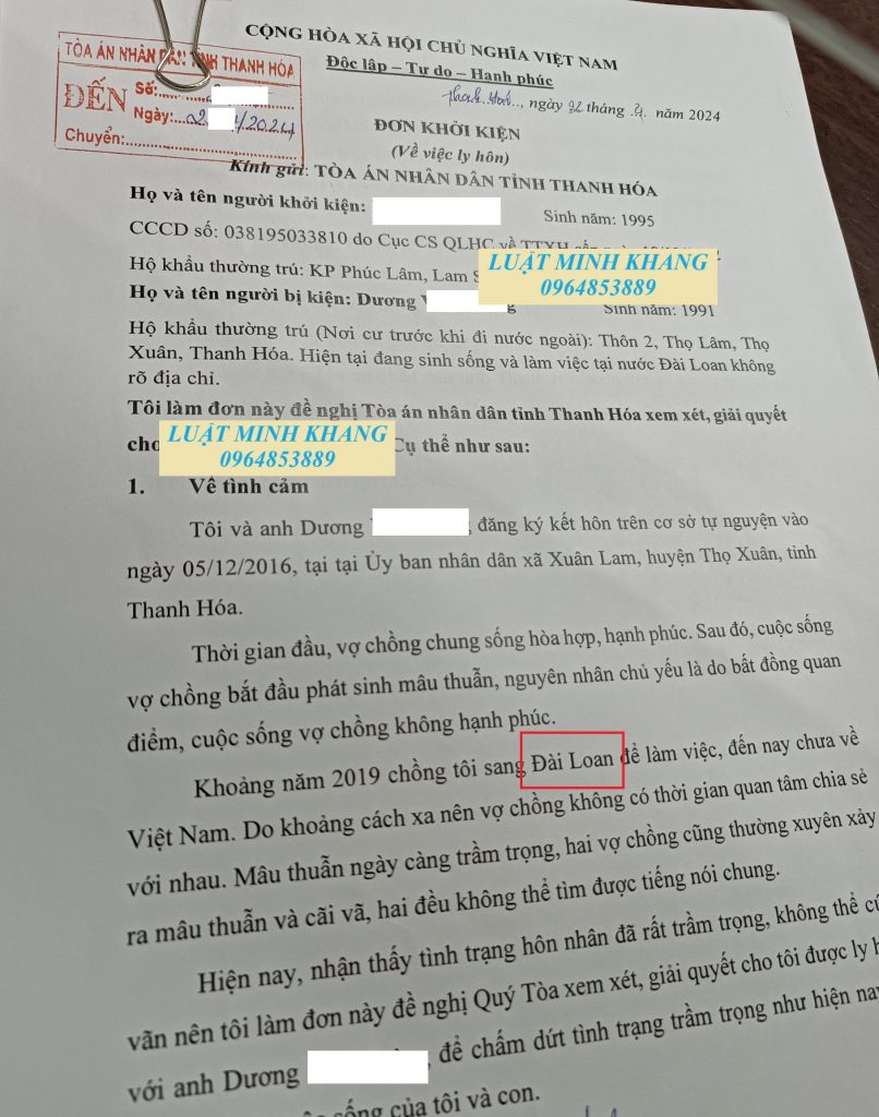 Luật Minh Khang làm việc tại Tòa án tỉnh Thanh Hóa