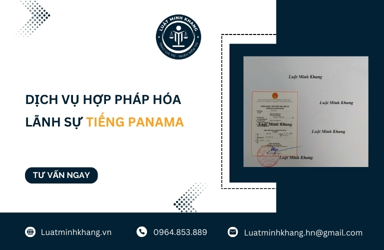 Dịch vụ hợp pháp hóa lãnh sự tiếng Panama
