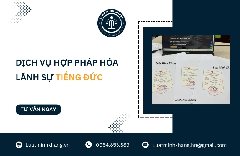 Dịch vụ hợp pháp hóa lãnh sự tiếng Đứcq