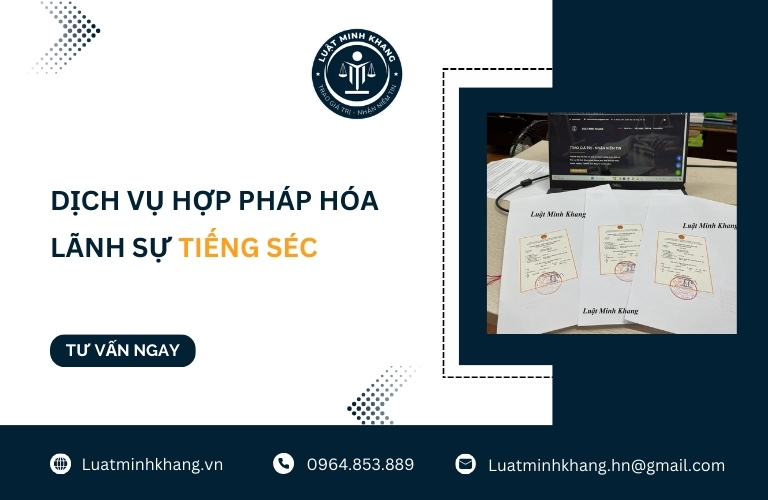 Dịch vụ hợp pháp hóa lãnh sự tiếng Séc