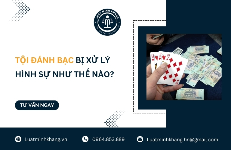 Tội đánh bạc bị xử lý hình sự như thế nào?
