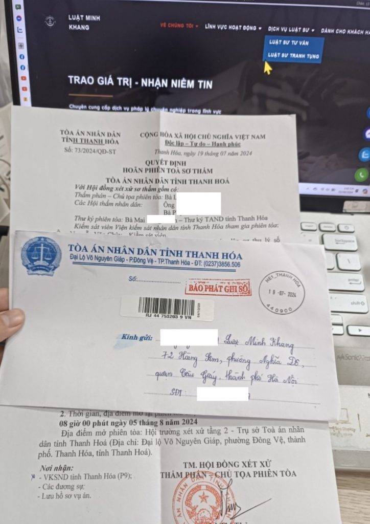 Ly hôn đơn phương cả 2 đang ở nước ngoài tại Thanh Hóa