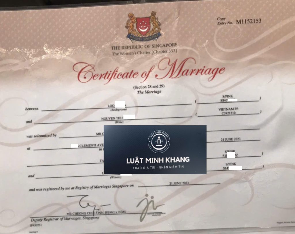 Ghi chú kết hôn