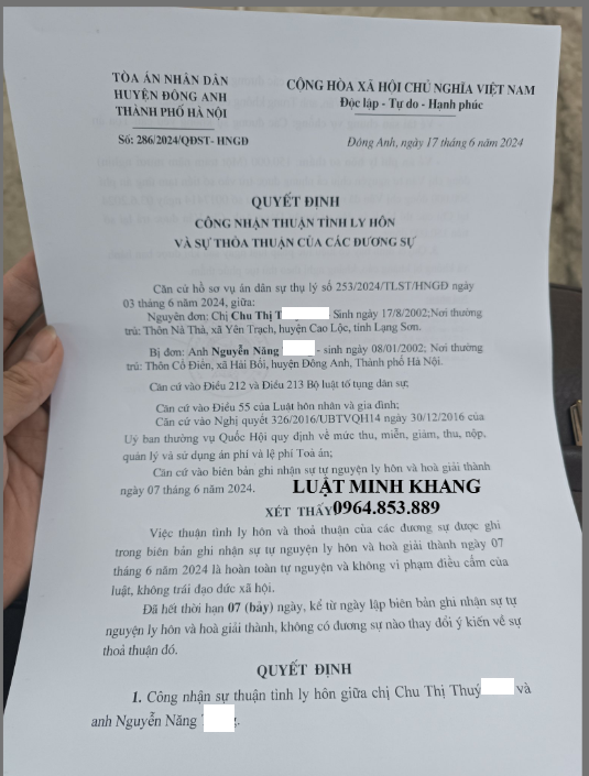 Quyết định ly hôn