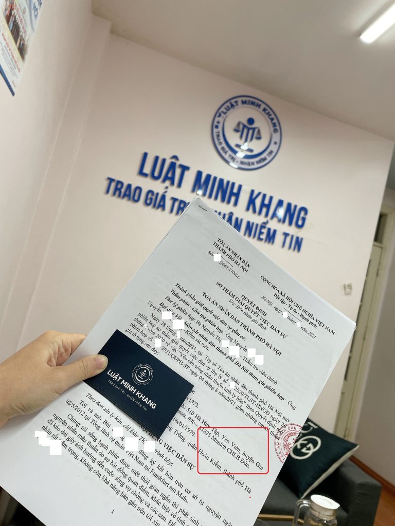 Quyết định ly hôn có yếu tố nước ngoài