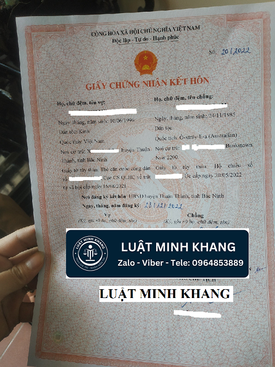 Kết hôn với người Úc
