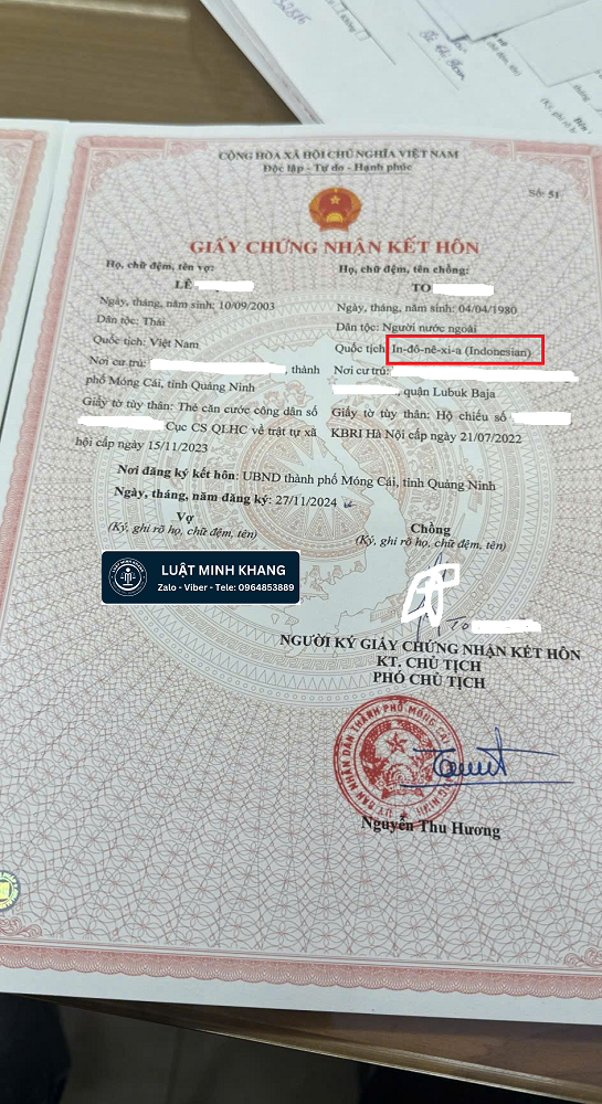 Kết hôn với người Indonesia