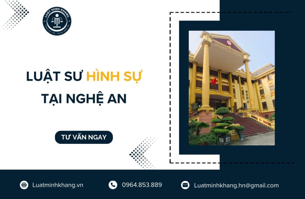 Luật sư hình sự tại Nghệ An